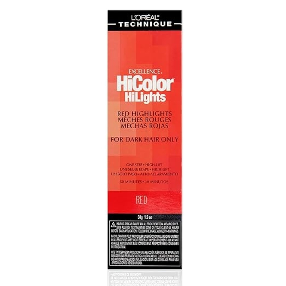 L'Oreal Technique HiColor Red HiLights - Intense Red Highlights 34g/ NWB